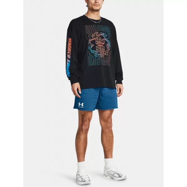  Moške kratke hlače UNDER ARMOUR RIVAL TERRY 6IN SHORT 1382427-406 MODRA 