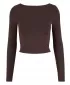 Ženska majica s kratkimi rokavi URBAN CLASSICS TB7721 TOPLA/RJAVA