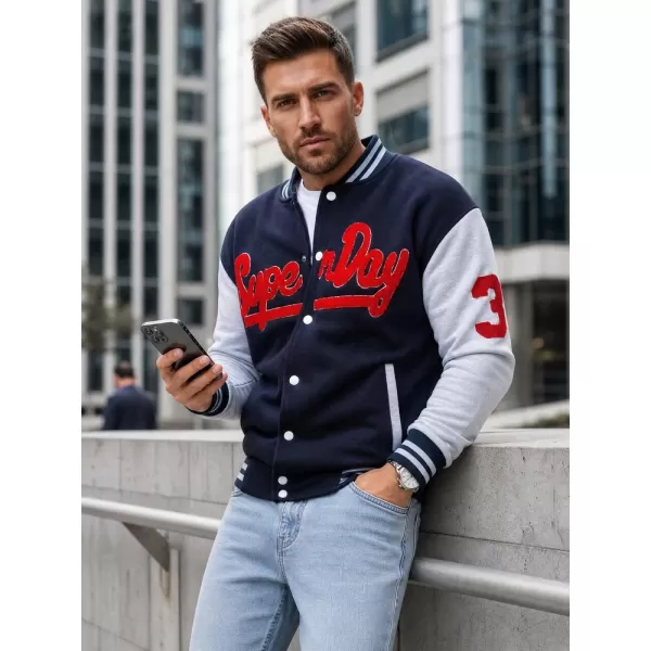  Moški pulover DSTREET BX5443 TEMNO MODRA 