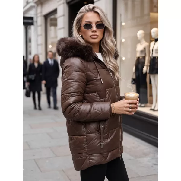  Ženska jakna DSTREET TY5757 RJAVA 