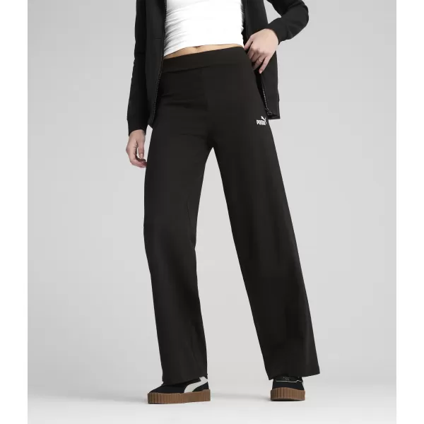  Ženske pajkice PUMA ESS SMALL NO. 1 LOGO HIGH-WAIST STRAIGHT 68242801 ČRNA PUMA 