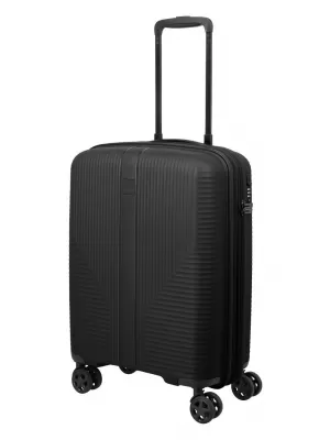 Kovček TRAVELITE AIR STRIPE 4W S EXP ČRNA