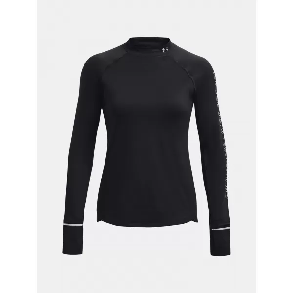  Ženska majica s kratkimi rokavi UNDER ARMOUR UA OUTRUN THE COLD LS 1373208-001 ČRNA 