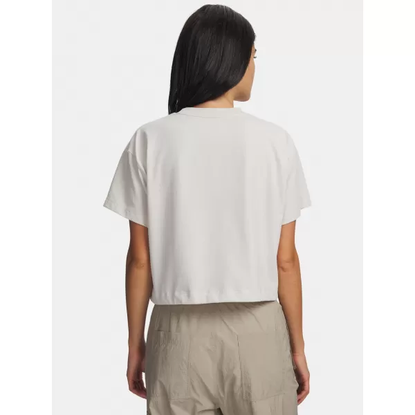  Ženska majica s kratkimi rokavi UNDER ARMOUR BUNGEE HEM TEE 6010950-110 BELA 