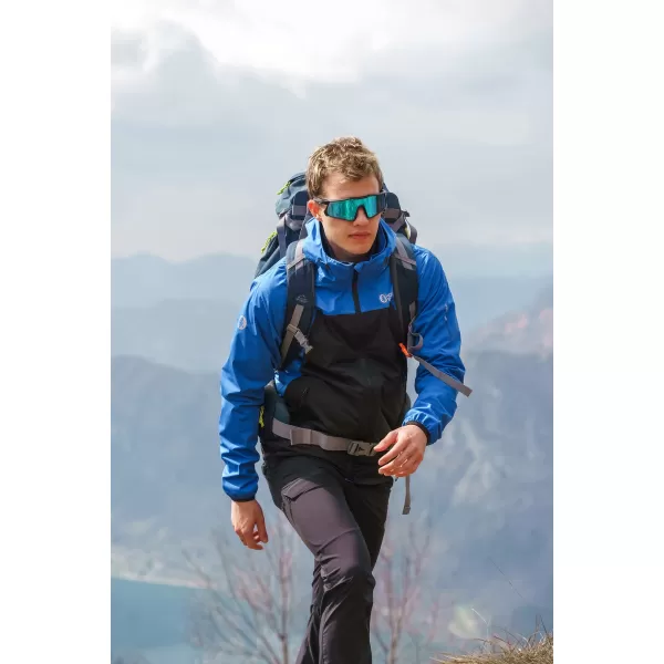 Moška nepremočljiva softshell jakna NORDBLANC EXPEDITIOUS NBSSM8323 MODRA 