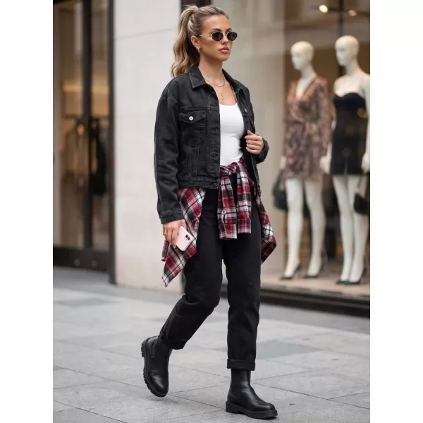  Ženska jakna DSTREET TY6012 ČRNA 