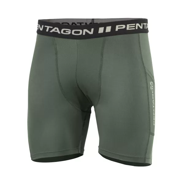  Moške boksarice PENTAGON APOLLO SHORTS K10001 KAMUFLAŽNO ZELENA 