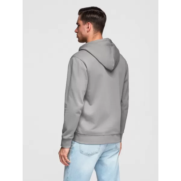  Moški pulover OMBRE OM-SSBZ-0272 SIVA 