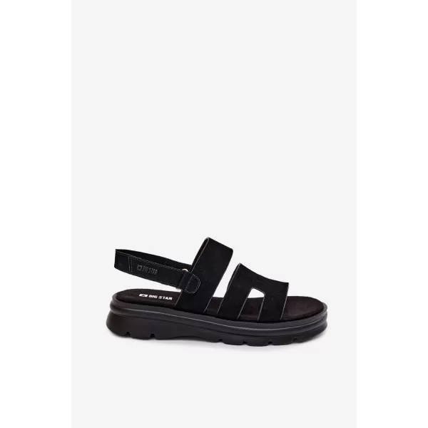  Ženske sandale BIG STAR SHOES TT274484 ČRNA 
