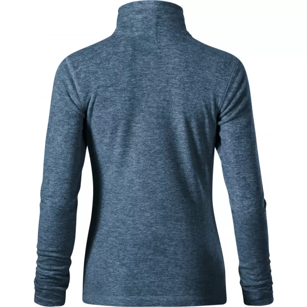  Ženski pulover iz mikro flisa MALFINI FACTOR 853 TEMNI DENIM POUDARKI 