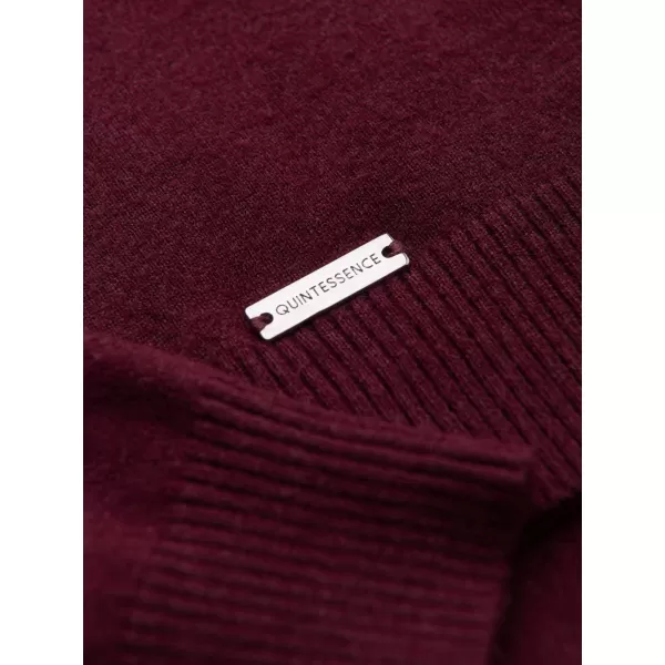  Moška majica s kratkimi rokavi z ovratnikom OMBRE OM-POLS-0151 BORDO 