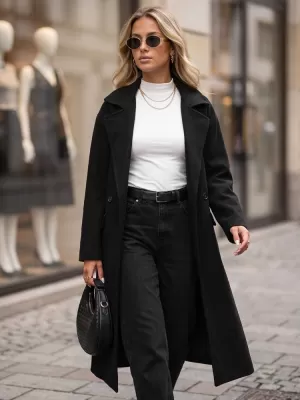 Ženski plašč DSTREET NY0784 ČRNA