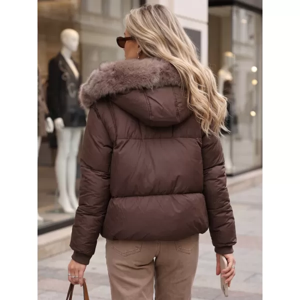  Ženska jakna DSTREET TY6104 RJAVA 