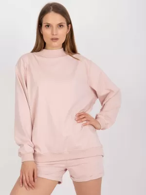Ženski pulover BASIC FEEL GOOD AP-BL-A-R001 SVETLO ROZA