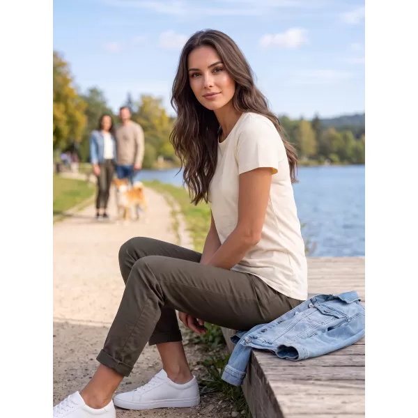  Ženska majica s kratkimi rokavi ALTISPORT NP/ALWST26001 NARAVNO 