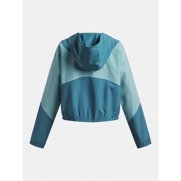  Dekliška jakna UNDER ARMOUR UA RIVAL WOVEN HD JACKET 6004181-466 MODRA 