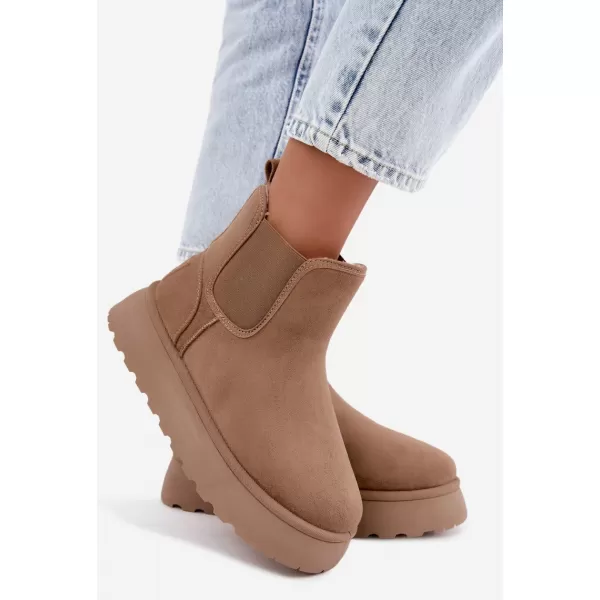  Ženski snežaki BIG STAR SHOES UU274173 BEŽ 