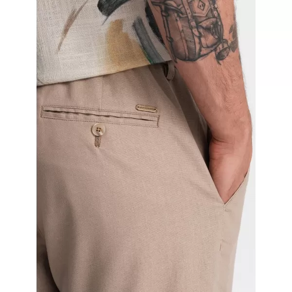  Moške chino hlače OMBRE P1522 BEŽ 