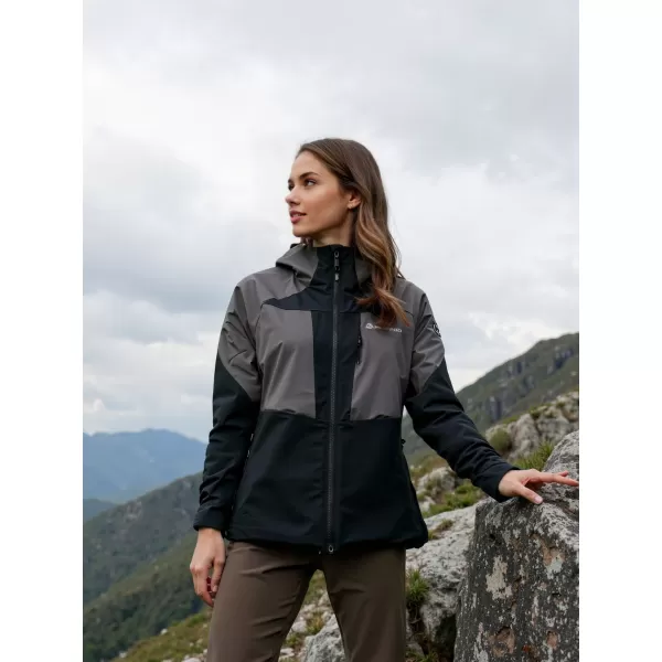  Ženska zunanja jakna ALPINE PRO TEMUNA ČRNA 