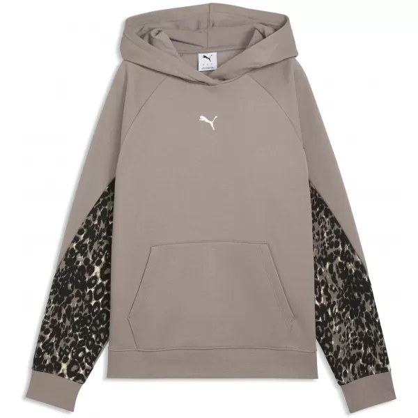  Ženski pulover PUMA SPORT ANIMAL STANDARD HOODIE FL 69400781 MIŠJE SIVA 