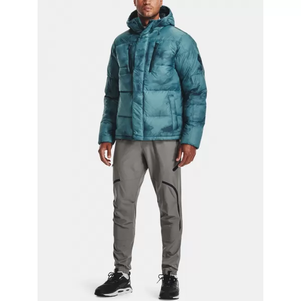  Moška jakna UNDER ARMOUR UA STORM CGI DOWN PRINTED STORM JKT 1365809-413 MODRA 
