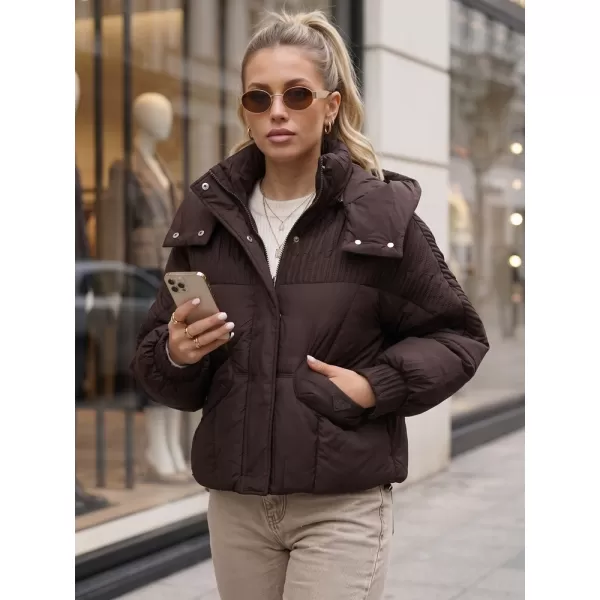  Ženska jakna DSTREET TY6039 RJAVA 