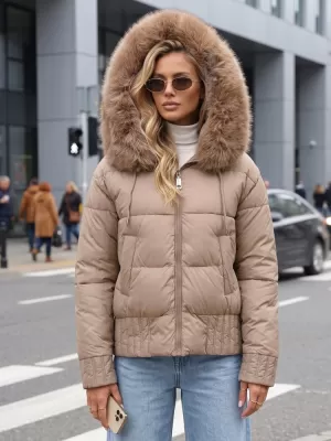 Ženska jakna DSTREET TY5830 KAKI