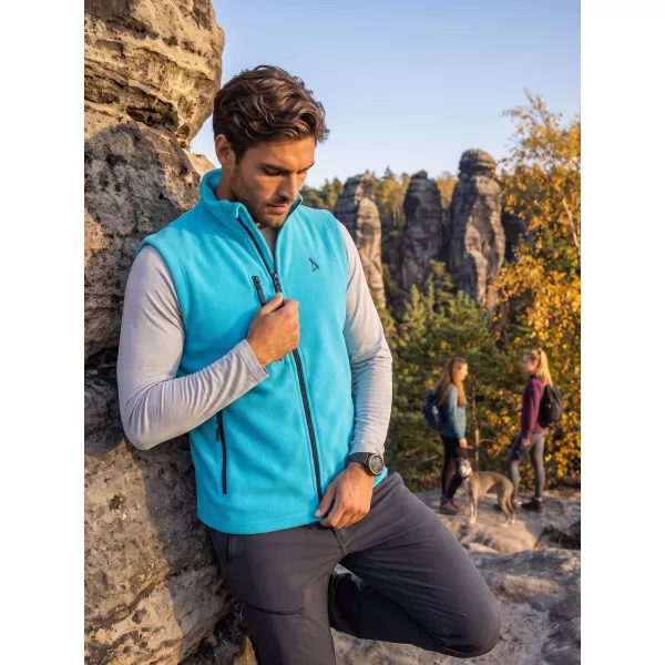  Moški brezrokavnik iz flisa ALTISPORT ALM002525 TURKIZNA 