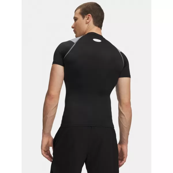  Moška majica s kratkimi rokavi UNDER ARMOUR UA HG ELITE COMP SS 6015382-008 ČRNA 
