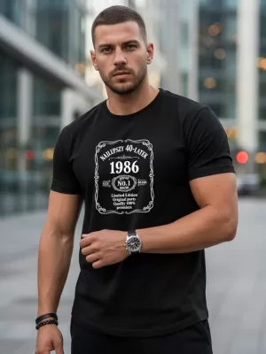 Moška majica s kratkimi rokavi DSTREET NX0101R-BK ČRNA