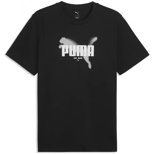  Moška majica s kratkimi rokavi PUMA GRAPHICS TEE 69435501 ČRNA PUMA 