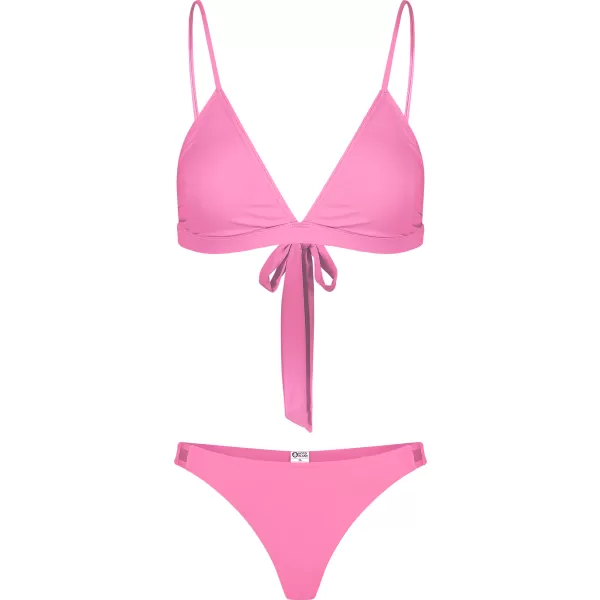  Ženski spodnji del bikinija NORDBLANC TWINKLE NBSSS8242 ROZA 
