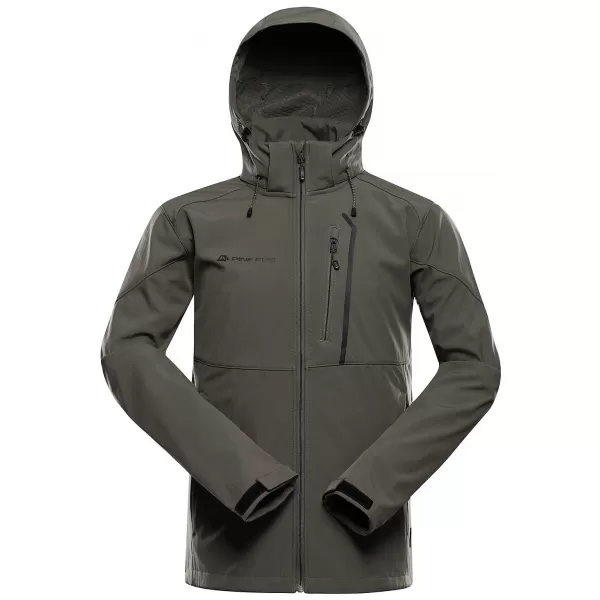  Moška softshell jakna ALPINE PRO HOOR 2 KUHANA BAZILIKA 