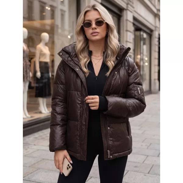  Ženska jakna DSTREET TY5965 RJAVA 