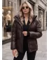 Ženska jakna DSTREET TY5965 RJAVA