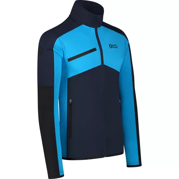  Moški powerfleece pulover NORDBLANC CUSP NBSFM8334 MODRA 
