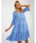 Obleka SUBLEVEL D73771M30214F MODRA