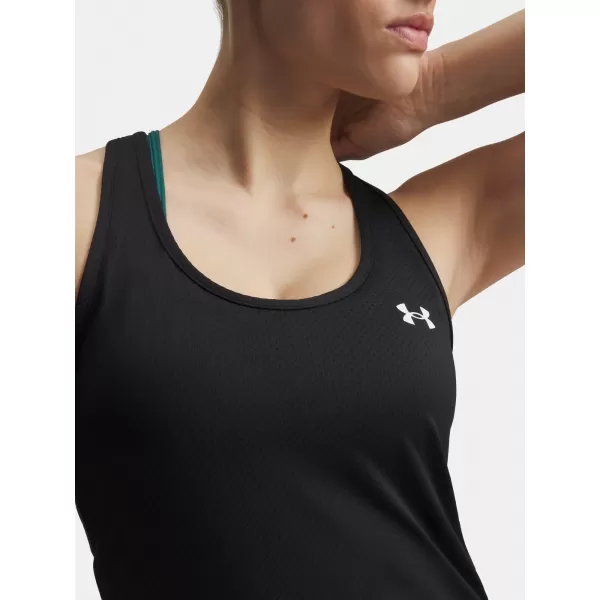  Ženski brezrokavnik UNDER ARMOUR TECH MESH RACER TANK 6009989-001 ČRNA 