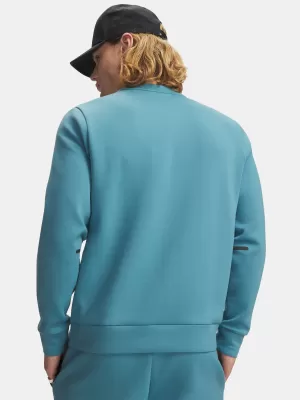 Moški pulover UNDER ARMOUR UNSTOPPABLE FLC CREW 1381688-466 MODRA