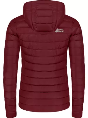 Ženska prešita jakna NORDBLANC NIMBUS WJL8395 BORDO