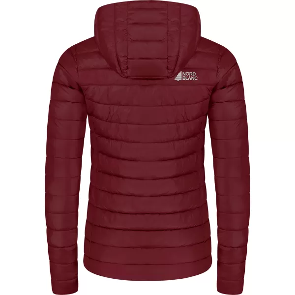  Ženska prešita jakna NORDBLANC NIMBUS WJL8395 BORDO 