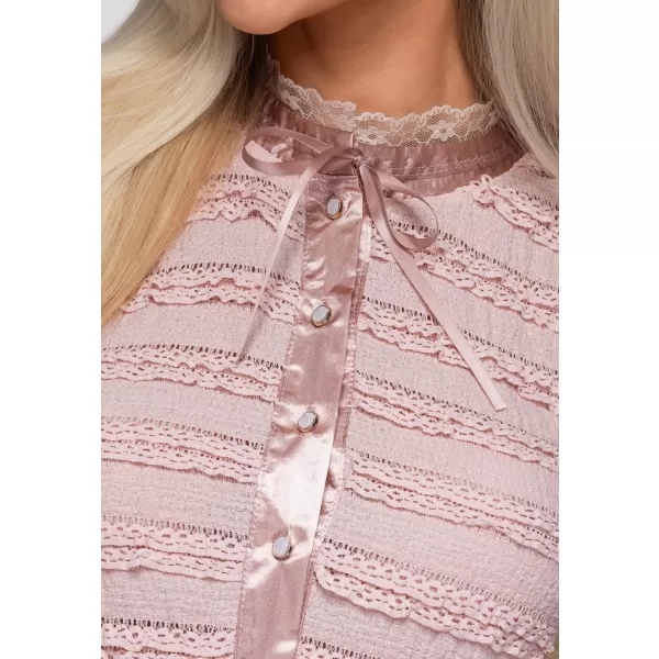  Ženska bluza OMBRE OW-TS-E0066 ROZA 
