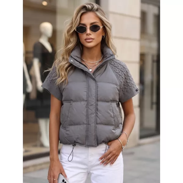  Ženska jakna DSTREET TY5926 TEMNO SIVA 