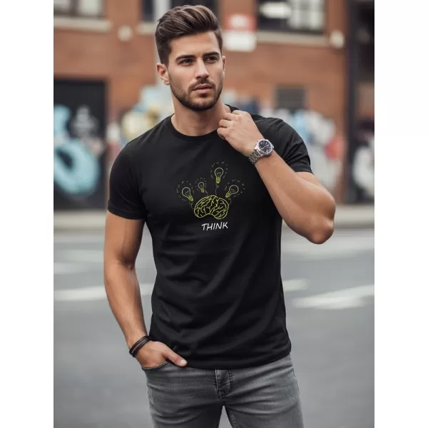  Moška majica s kratkimi rokavi DSTREET NX0149R-BK ČRNA 