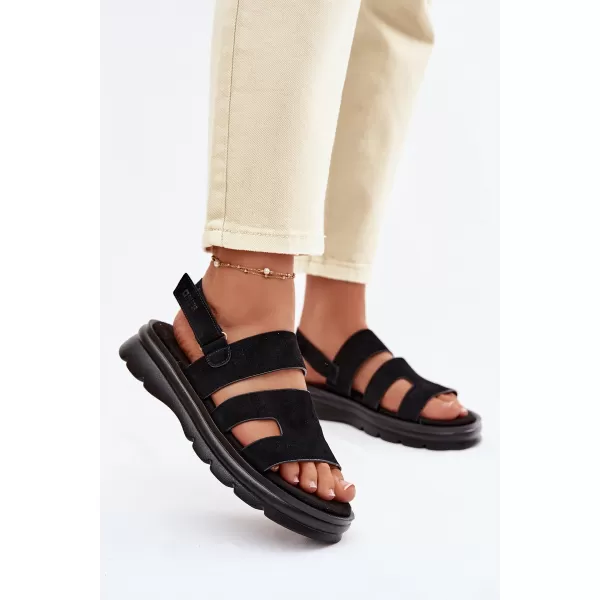  Ženske sandale BIG STAR SHOES TT274484 ČRNA 