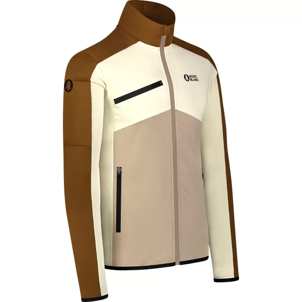  Moški powerfleece pulover NORDBLANC CUSP NBSFM8334 RJAVA 