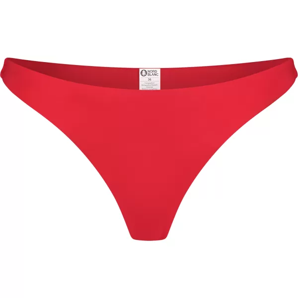  Ženski spodnji del bikinija NORDBLANC GLITZ NBSSS8240 RDEČA 