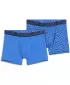 Moške boksarice PUMA MEN GRAPHICAL PRINT BOXERS 2P 94780404 MODRA KOMBINACIJA