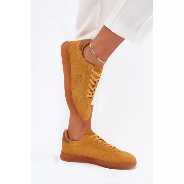  Ženske superge BIG STAR SHOES RR274846 RUMENA/ZLATA 
