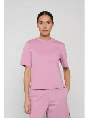 Ženska majica s kratkimi rokavi URBAN CLASSICS TB7172 PRAŠNO ROZA